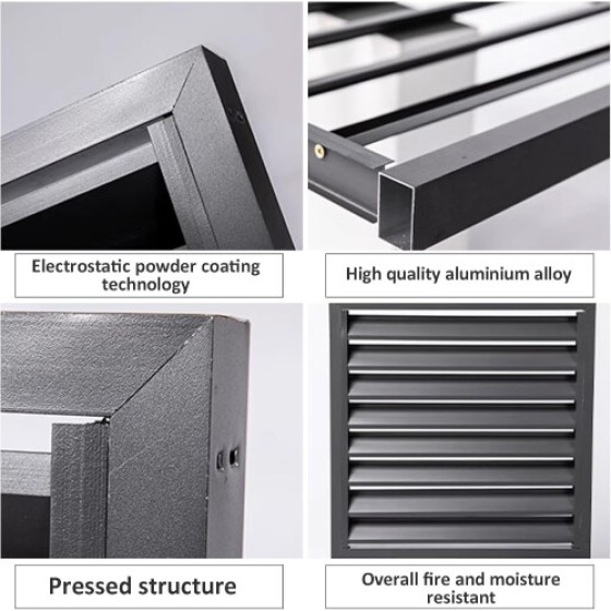 Split air conditioning covers, standing room divider, trash can enclosure, gray, A23P: 110x60x80cm